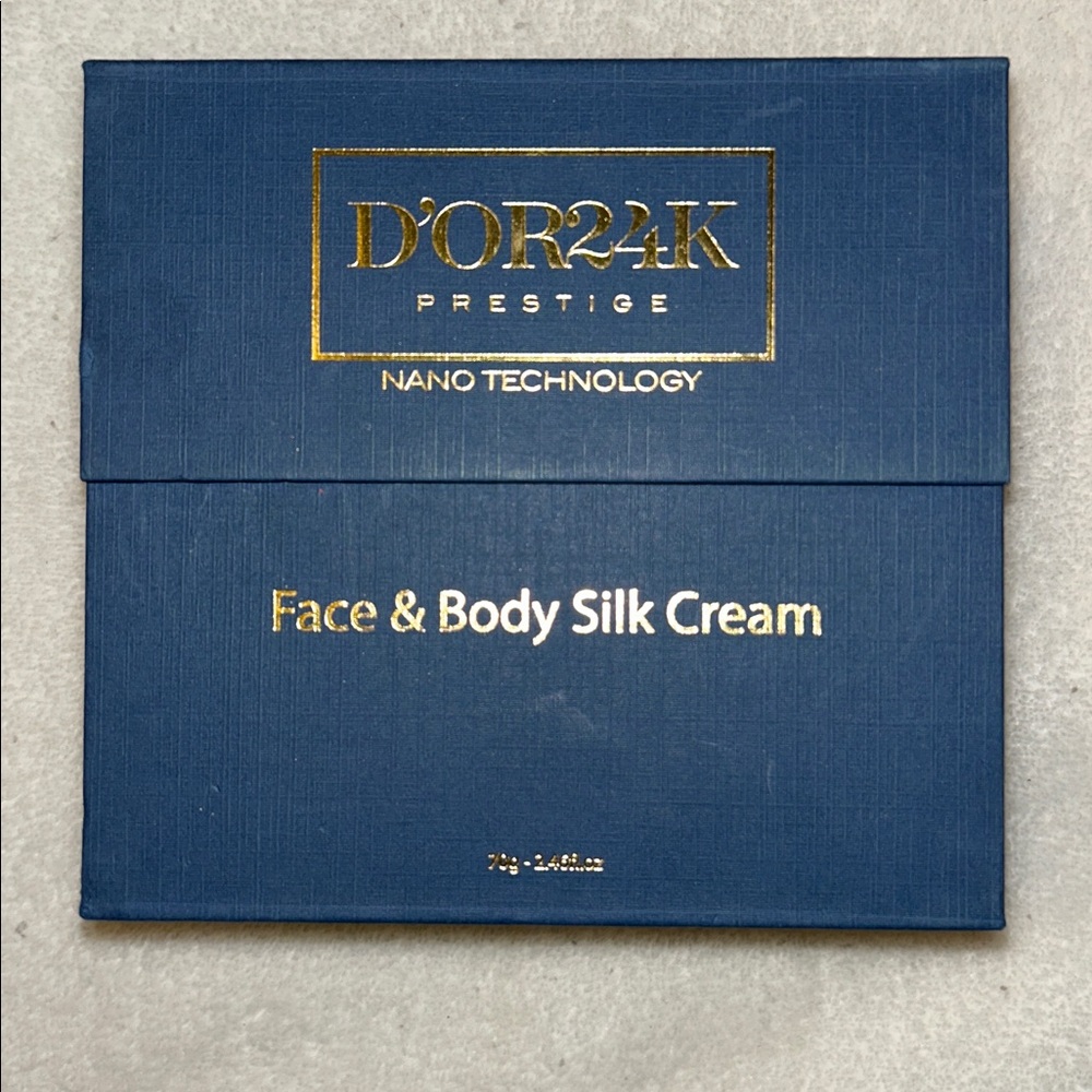D'Or Skincare Blue and Gold Face & Body Silk Cream